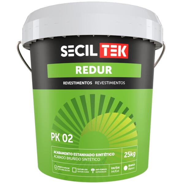 Acabamento Estanhado Sintético para Interior/Exterior SecilTek Redur PK 02 25KG