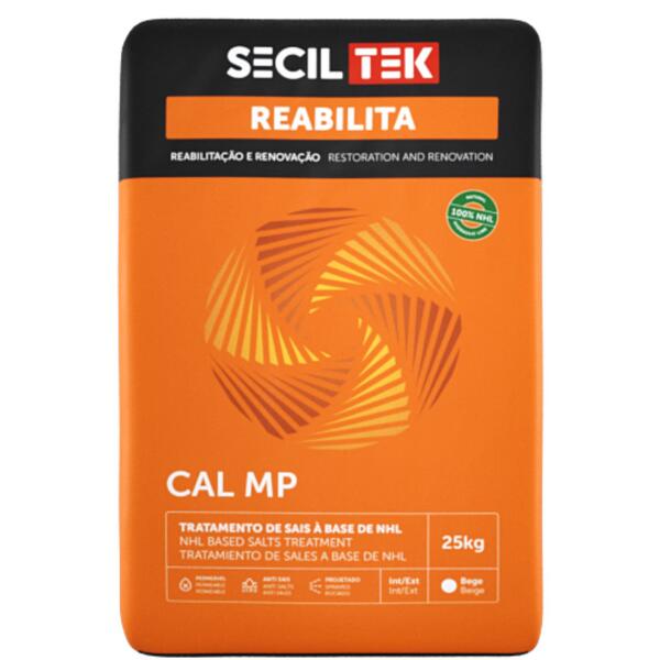 Argamassa Macroporosa à Base de Cal Hidráulica Natural SecilTek Reabilita Cal MP