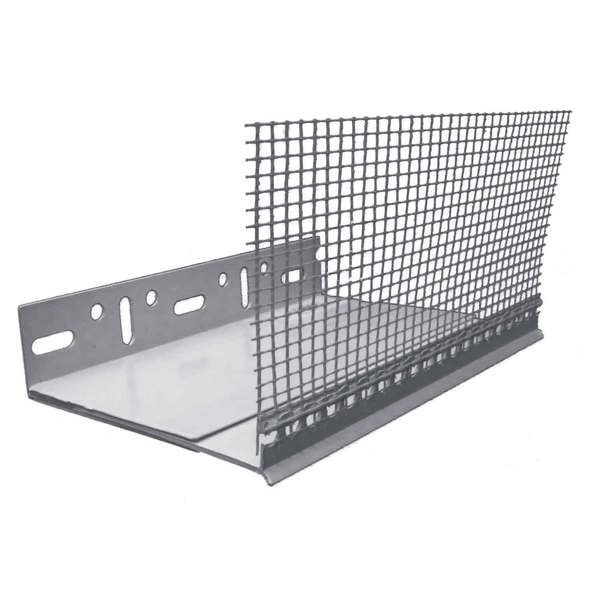 Perfil Arranque Extensível com Goteira para Sistema Etics Capoto 60/90MM Fassa