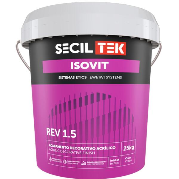 Acabamento Acrílico Decorativo Etics/Capoto SecilTek Isovit Rev 1.5