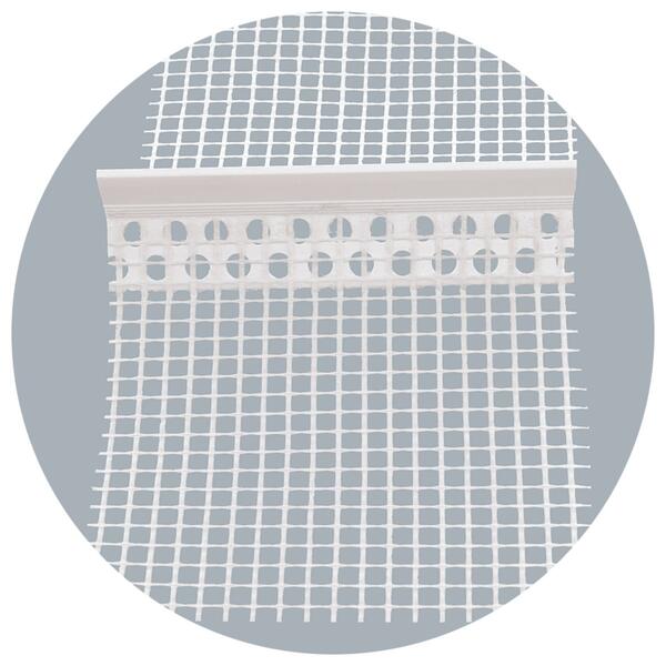 Perfil Pingadeira PVC com Rede Isovit SecilTek (Caixa 25 Unid.)