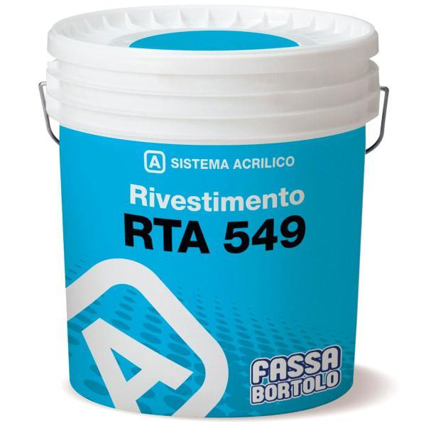 Revestimento Acrílico para Sistema Fassatherm Etics Capoto Fassa RTA 549 - IN 64 - 1 mm - Faixa II - 25 Kg