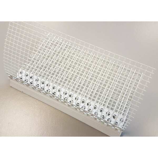 Perfil de Pingadeira em PVC Standart para Sistema Etics/Capoto Mapei Mapetherm