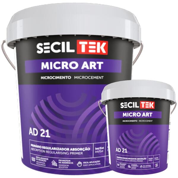 Primário Regulador Superfície Promotor Aderência OSB Microcimento SecilTek Micro Art AD 21 1/5L