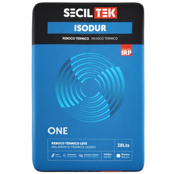 Reboco Térmico Projetável para Isolamento Térmico Interior e Exterior SecilTek Isodur One