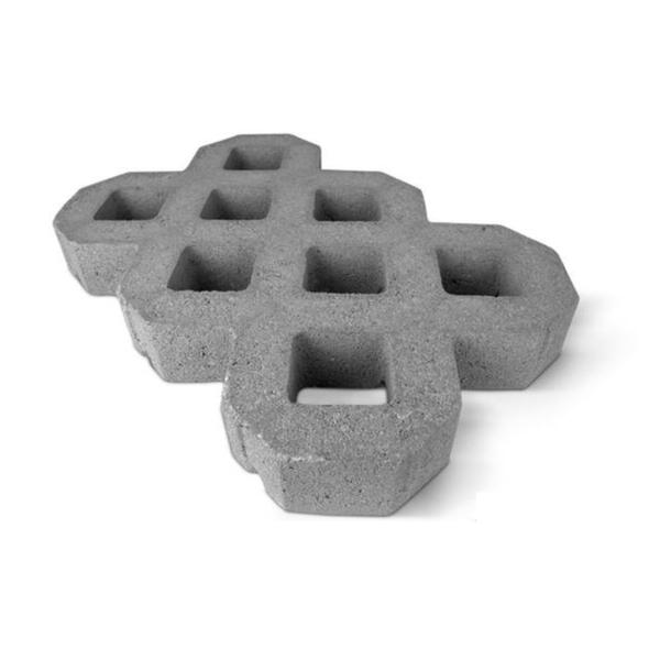 Grelha Enrelvamento Betão Cinza HEXAGONAL 600x400x80MM - 0,24M2 Pavimento Exterior Jardim