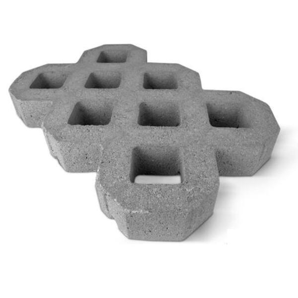 Grelha Enrelvamento Betão Cinza HEXAGONAL 600x400x100MM - 0,24M2 Pavimento Exterior Jardim