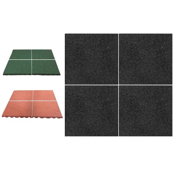 Pavimento Piso Borracha SBR - TecpavSAFE - Parque Infantil - 1M2- Segurança, Acústica