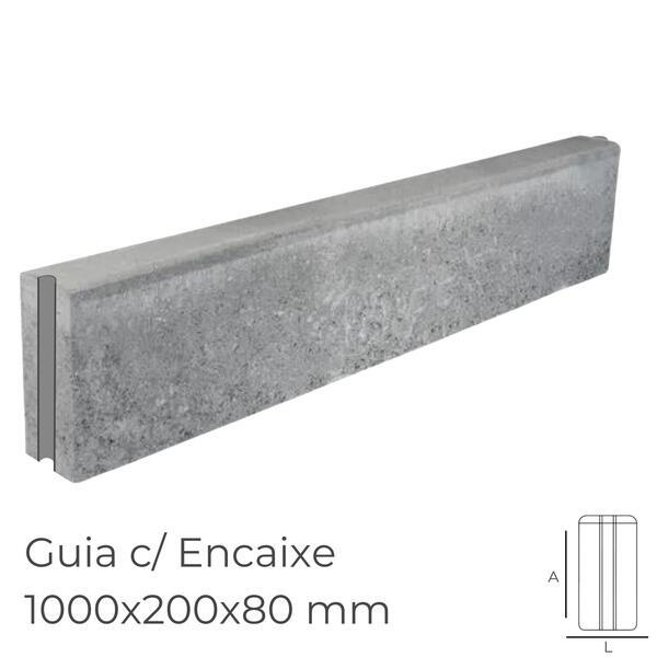 Lancil Guia Betão Com Encaixe 1000x200x80MM Jardim Passeios Arruamentos ...
