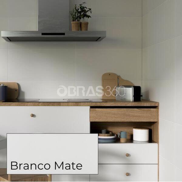 Azulejo Cerâmico Branco Mate 7MM 30x60cm Reabilitação Cozinhas WC Parede Revestimento 1ªEscolha Ret.