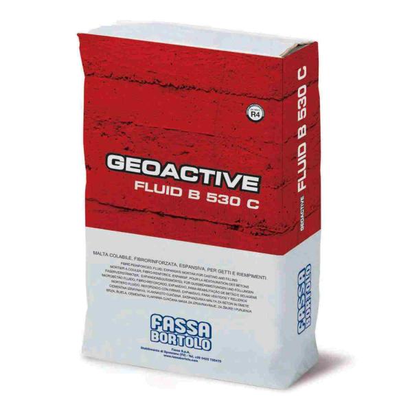 Argamassa Fluida Grout Reforço Estrutural R4 Fassa Geoactive Fluid B 530 C