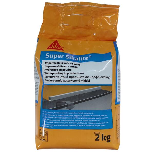 Hidrófugo para Impermeabilização Argamassas e Betão Sika Super Sikalite