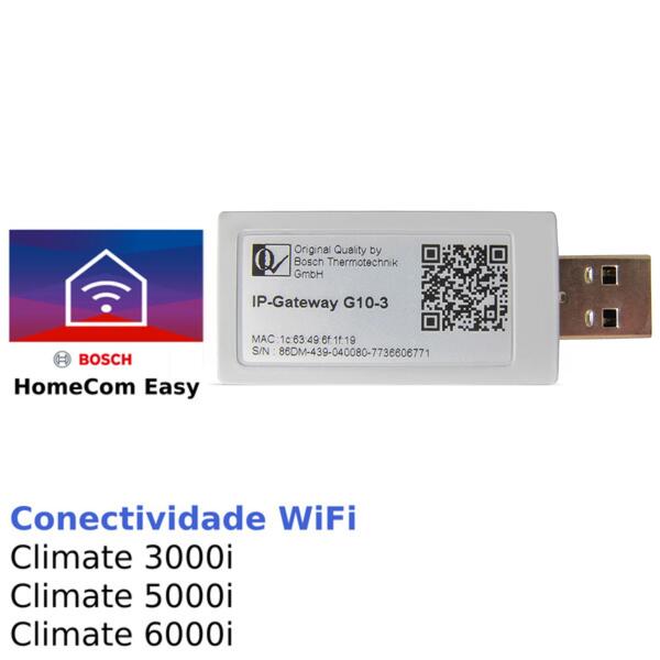 Acessório WiFi Bosch IP-GATEWAY G10-3 para Climate 3000i/5000i/6000i