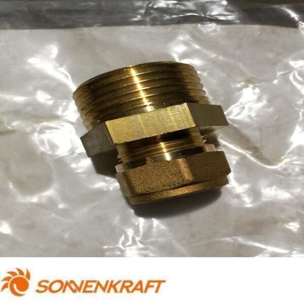 Conector Hid. Cu18 R1”M Sonnenkraft KRV-18-AG25 150688 - (150688) - limitado ao stock existente