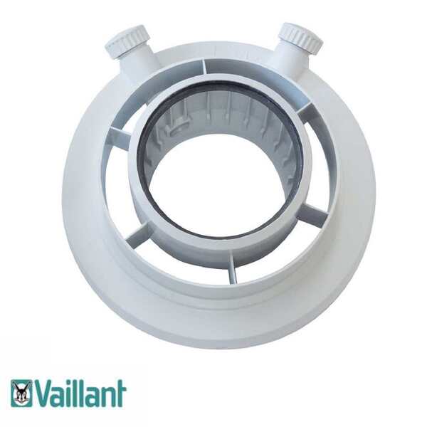 Adaptador de Caldeira Vaillant 80/125 mm PP 0020147469 - Branco - 0020147469 - limitado ao stock existente