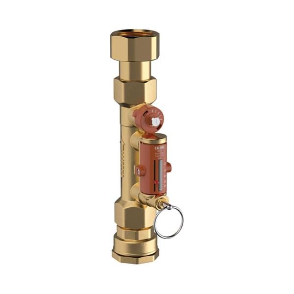 Válvula de Balanceamento com Caudalímetro Caleffi 112, com União para Tubagem de Polietileno - 42 p.2,5 TR x Ø 32 - 0,3–1,2 m³/h (112631)