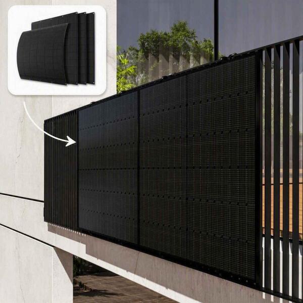 Painel Solar Fotovoltaico Portátil c/ Inversor Plug&Play 800W Montagem Fácil Varanda Autocaravana - Einnova - 9901501704606