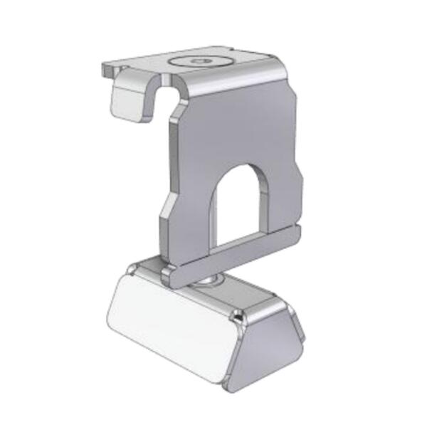 Fixação Extremidade Parafuso em Inox para Base de Betão Regulável 10º a 40º -  Módulo Fotovoltaico