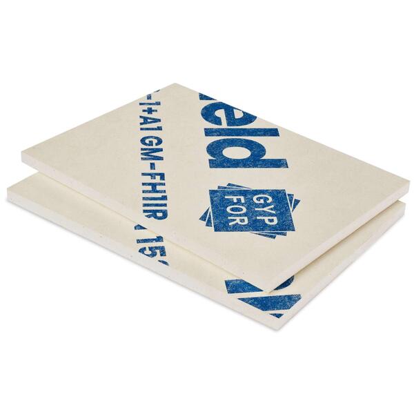 Placa Gesso Exterior Reforçada Fibras Vidro Zonas Húmidas Incombustível GLASS SHIELD BA13