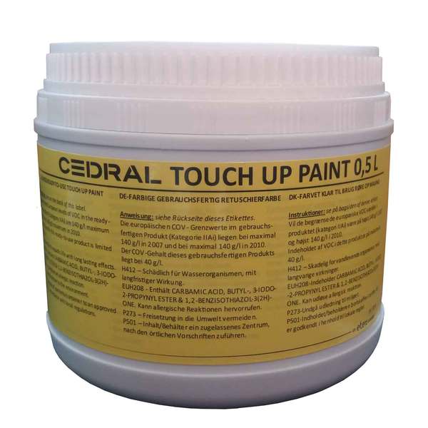 Pintura de Retoque para Painéis Cedral - C02 – 0,5 litros