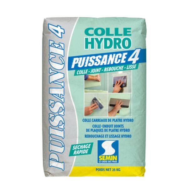 Massa Juntas Gesso Cartonado Interior Aqua Resistente Humidade Semin Puissance 4 25KG