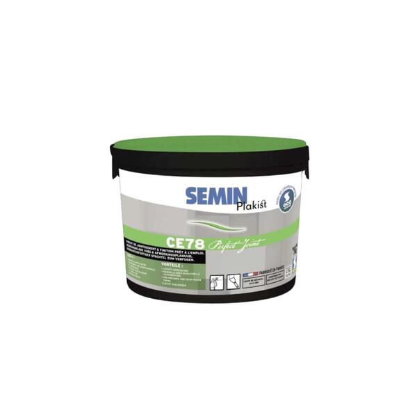 Massa Juntas Placas Gesso Pronta Aplicar SEMIN PLAKIST CE 78 PERFECT JOINT 7/25KG - Semin - 9901702300263
