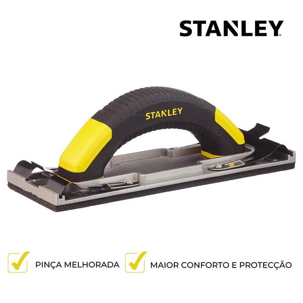 Lixadora Manual com Clip Melhorado Stanley STHT0-05927 - Amarelo e Preto - Limitado ao Stock