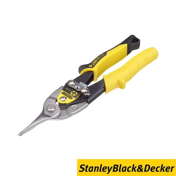 Tesoura de Corte de Chapa Corte Reto 250MM FATMAX Stanley 2-14-563 Alumínio PVC Malha Aço Cobre