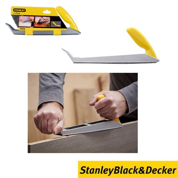 Plaina Pincel de Lima Metal Surform 310MM Stanley 5-21-122 Conversível Posição Vertical Horizontal - 310 mm