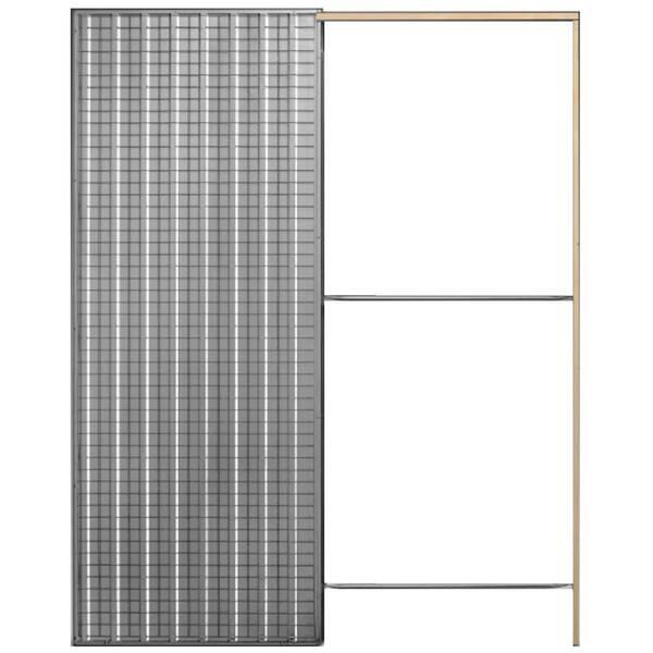 Cassete Porta Correr SIMPLES PAREDE REBOCO, Espessura 90MM Montagem Semi-Automática - Kriket - 9901703000155