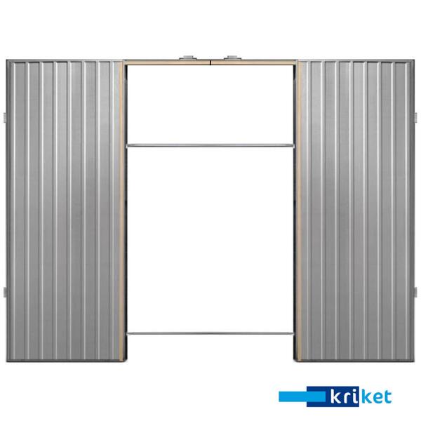 Cassete Porta Correr DUPLA PAREDE GESSO, Montagem Semi-Automática