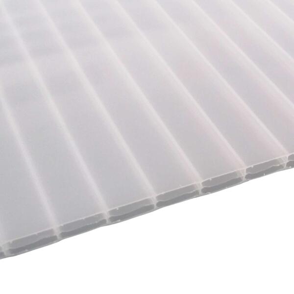 Placa Policarbonato Alveolar Translúcida Opalino 16mm 6x2,1m Terraço Pérgola Varanda - 9901800500909