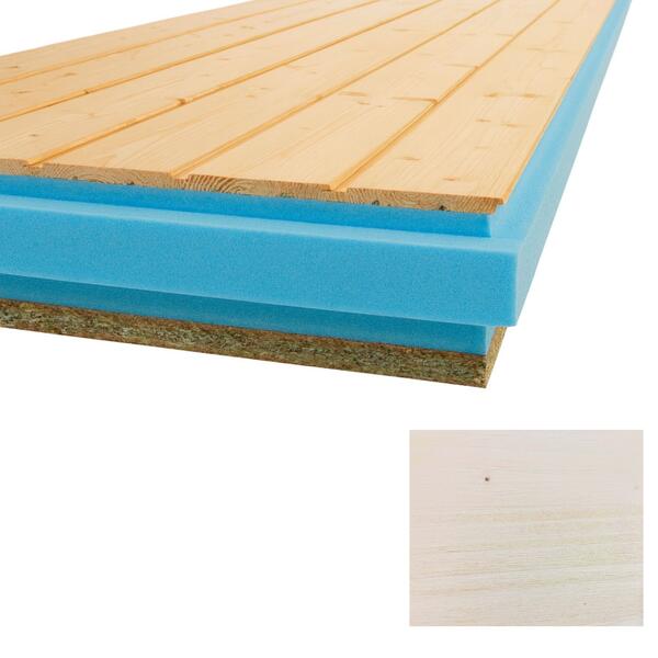 Painel Sandwich Cobertura Thermochip TAH Friso Abeto com Velatura Branco - Thermochip - 9901900406620