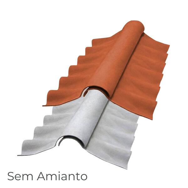 Cumeeira Articulada para Placa Ondulada Fibrocimento Telhados e Coberturas Ecolite