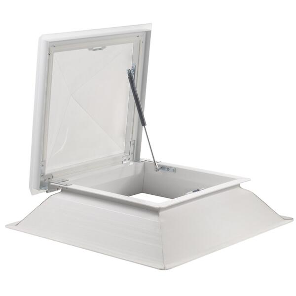 Claraboia Piramidal Abertura Telescópica Acesso Exterior Cúpula Acrílico Cobertura Garantia 5 Anos