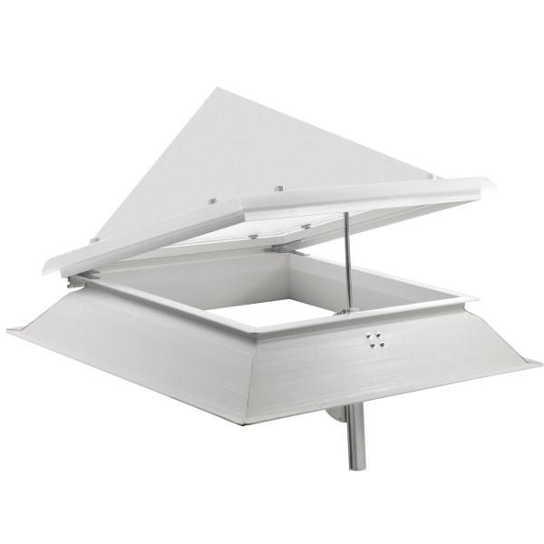 Claraboia Piramidal Abertura Elétrica Ventilação Cúpula Acrílico Cobertura Garantia 5A Protecção UV - Maydisa - 9902000103150