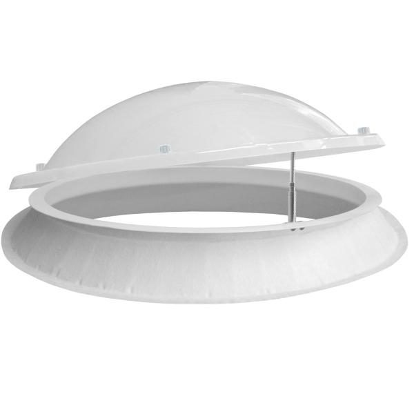 Claraboia Circular Abertura Parafuso Ventilação Cúpula Acrílico Cobertura Garantia 5A Protecção UV - Maydisa - 9902000103556