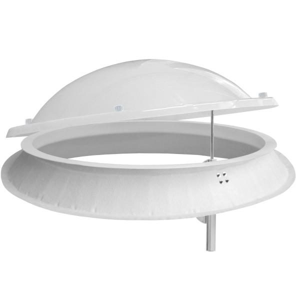 Claraboia Circular Abertura Elétrica Ventilação Cúpula Acrílico Cobertura Garantia 5A Protecção UV - Maydisa - 9902000103617