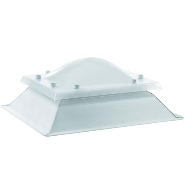 Claraboia Quadrada Fixa Cúpula Acrílico Dupla Luz Natural Cobertura Garantia 5A Protecção UV - Maydisa - 9902000103846