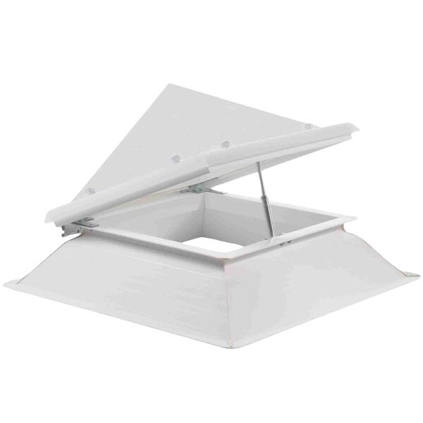 Claraboia Piramidal Abertura Parafuso Ventilação Cúpula Acrílico Dupla Cobertura Garantia 5 Anos - 80 cm x 80 cm