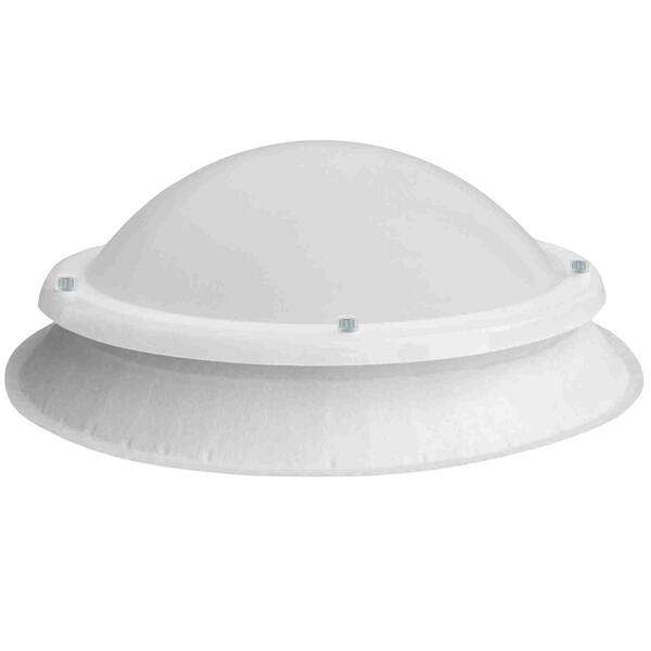 Claraboia Circular Fixa Cúpula Acrílico Dupla Luz Natural Cobertura Garantia 5 Anos Protecção UV - Ø 100 cm