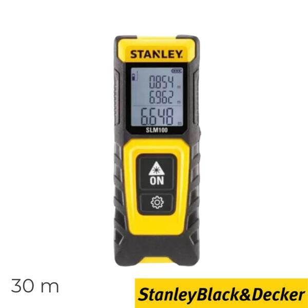 Medidor Laser 30M Stanley SLM100 STHT77100-0 - Alcance 30 m - Limitado ao stock existente