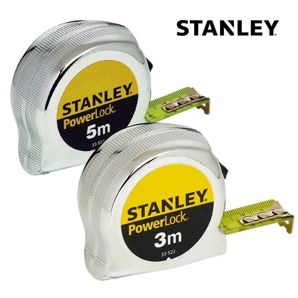 Fita Métrica 3M/5M 19MM Powerlock Stanley Revestida Mylar Maior Durabilidade True Zero