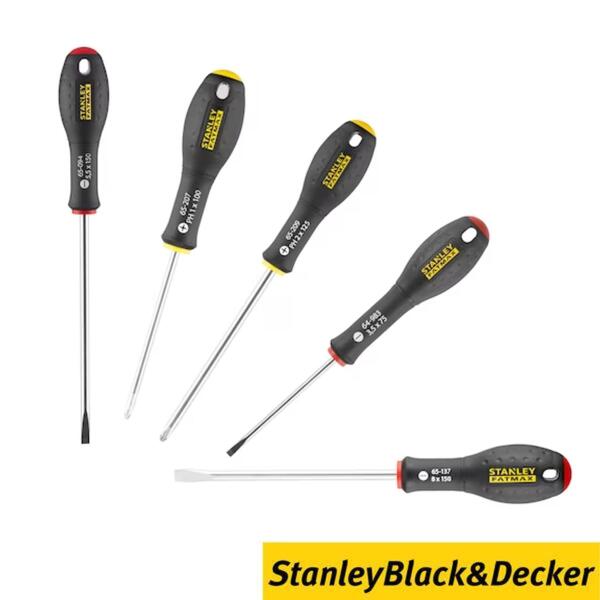 Conjunto Jogo 5 Peças FATMAX Stanley 0-65-436 2 Chaves Fenda Eletricista, 1 Mecânico, 2 Phillips