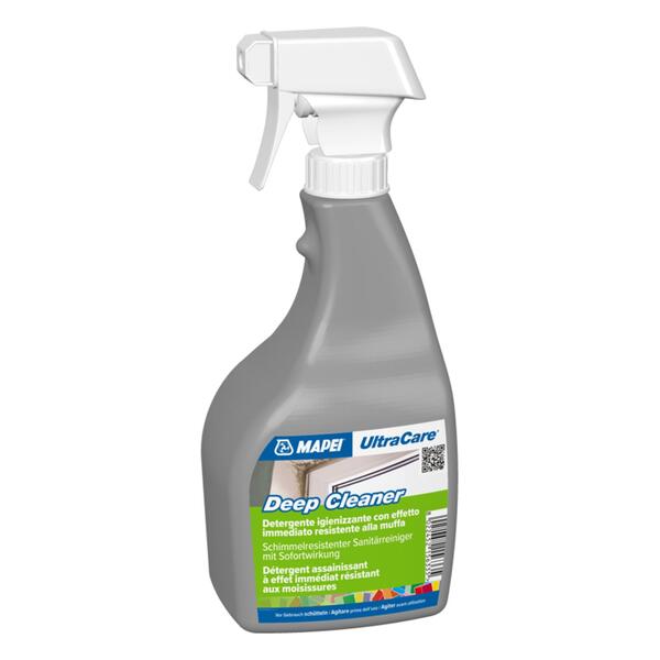 Remove Bolor Higieniza Pedra Reboco Betão Juntas Cerâmica Vidro Klinker Mapei Ultracare Deep Cleaner - Transparente - 0,75L