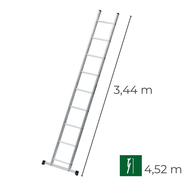 Escadote Alumínio TREK X1 - Altura Homem 3,43/4,52/5,06M Resistente - 9902601300026