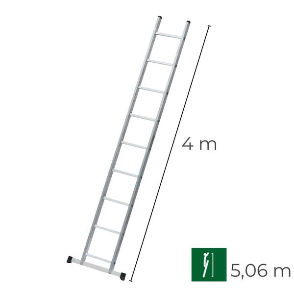 Escadote Alumínio TREK X1 - Altura Homem 3,43/4,52/5,06M Resistente - 9902601300033