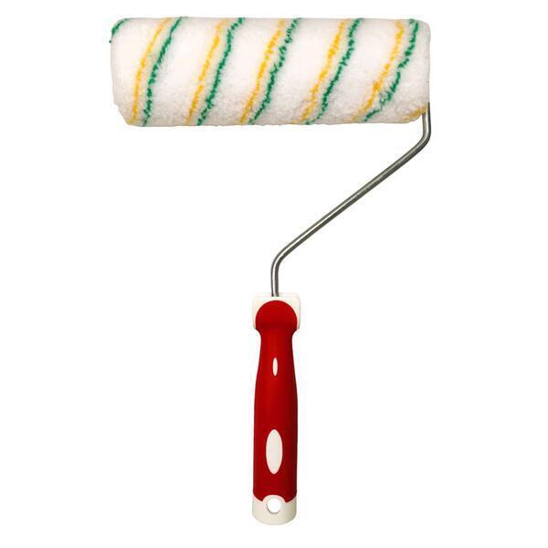 Rolo Pintura Antigota Verde 180mm 100% Poliamida 1250g/m2 Altura Pêlo 14mm 45800