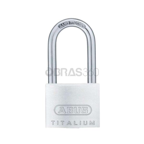 Cadeado Titalium 50mm Argola Alta ABUS Resistente Portão Segurança Corrente - Argola alta - 50mm