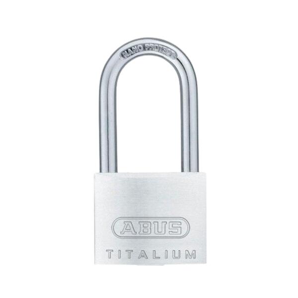 Cadeado Titalium 40mm Argola Alta ABUS 54TI/40HB40 B Resistente Portão Segurança Corrente